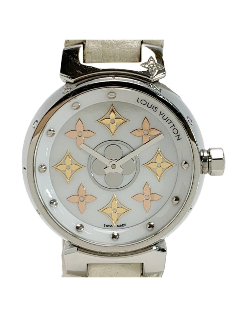 Louis Vuitton Tambour Idylle Blossom Quartz Watch Leather